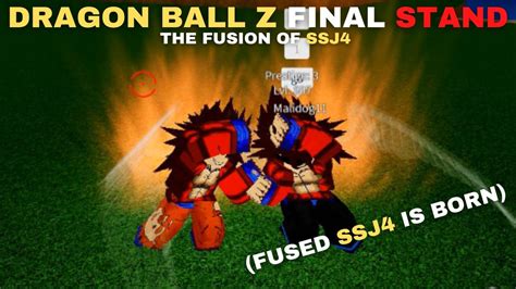 Roblox Dragon Ball Z Final Stand The Fusion Of Ssj4 Youtube