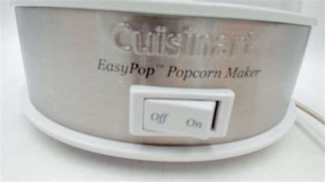 Cuisinart Easypop Popcorn Maker Stainless Steel Cpm 900wws