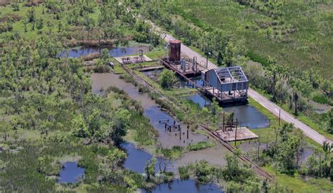 Aerial View Of South Louisiana Oil Fields Offers Glimpse Of Nationwide