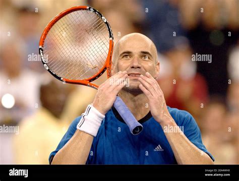Tennis Player Andre Agassi Of The Usa Hi Res Stock Photography And