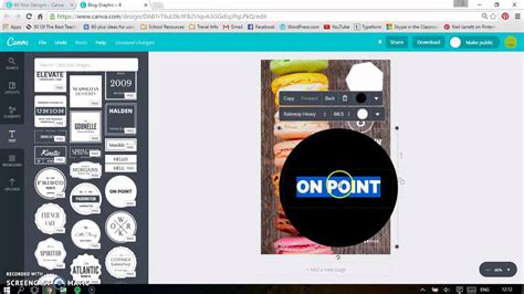 A Quick Tutorial Showing You How To Use Canva To Create Online