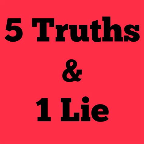 5 Truths And One Lie Carpool Goddess
