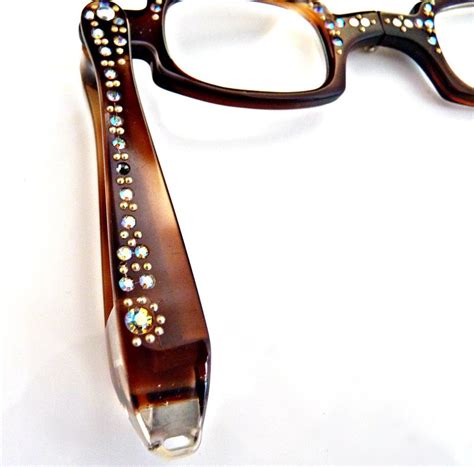 Vintage Reading Glasses Rhinestone Studded Frame From Victoriascurio On