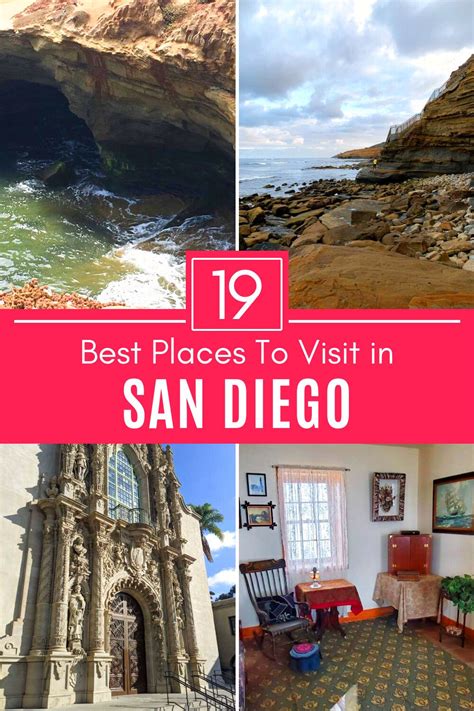 Collage Of 4 Places To Visit In San Diego For Everyone Amazing Places