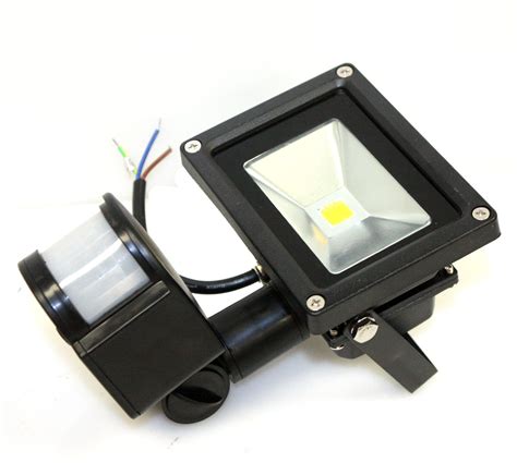 Home Security Motion Sensor 10w Led Flood Light Waterproof Outdoor Warm