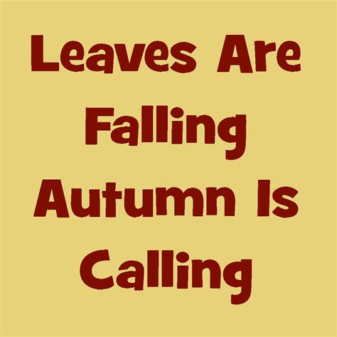 Leaves Are Fallin Autumn Is Calling Reusable Plastic Mylar Stencil