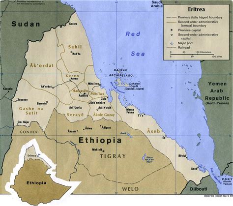 Where is eritrea located on the world map? Map of Eritrea - Travel Africa