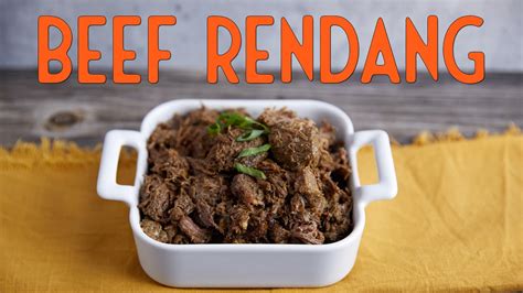 How To Make Beef Rendang Indonesian Beef Stew Recipe Youtube