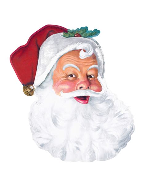 Ho ho ho, je suis le père noël ! Décoration murale Père Noël en carton, décoration anniversaire et fêtes à thème sur Vegaoo Party