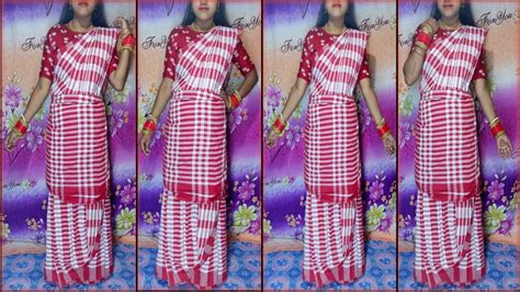 Traditional Santali Style Saree Draping Tutorial Step By Step For