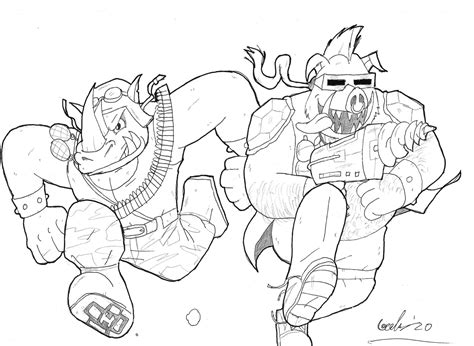 Bebop and Rocksteady by AmazingChrisGodbey on Newgrounds