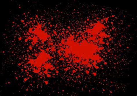 Cartoon Blood Splatter Black Background Bmp Pro