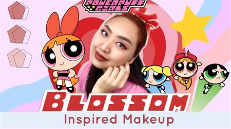 Powerpuff Blossom Inspired Makeup Youtube