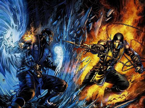 Scorpionxsubzero Mortal Kombat Scorpion Vs Sub Zero Hd Wallpaper Pxfuel