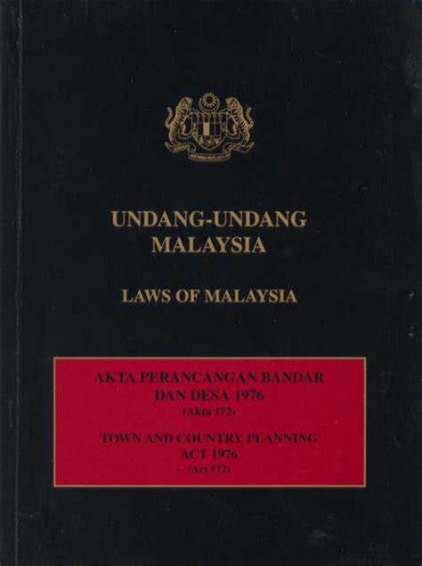 Berikut adalah senarai akta utama yang digubal oleh parlimen malaysia. Akta 172 Perancangan Bandar dan Desa