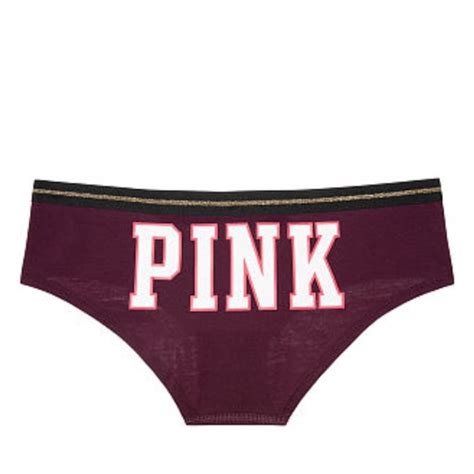 pink victoria s secret intimates and sleepwear new victorias secret pink logo hipster panties