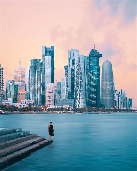 Corniche Oryx City View Of Doha Skyline Explorest