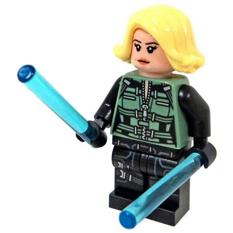 Lego Marvel Avengers Infinity War Black Widow Minifigure Blonde Hair