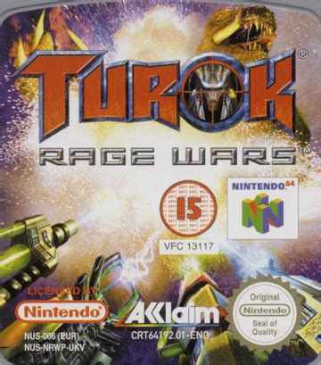 Turok Rage Wars N64 The Cover Project