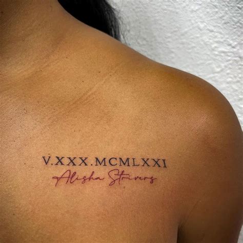 Top 73 Roman Numeral Tattoo Design Esthdonghoadian