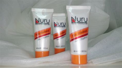 Nuru Standard Multi Function Spa Massage Gel 3x40ml Slippery Tubes Gel Lubes Lotions