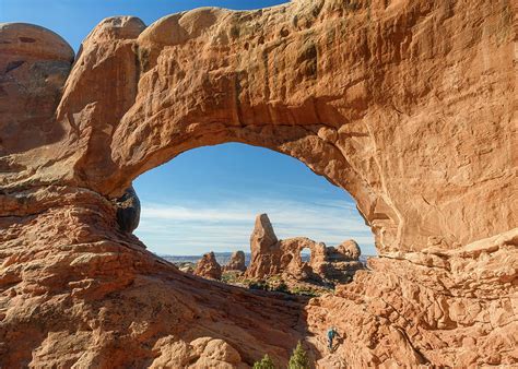 Turret Arch Through North Window Arches National Park Moab Utah