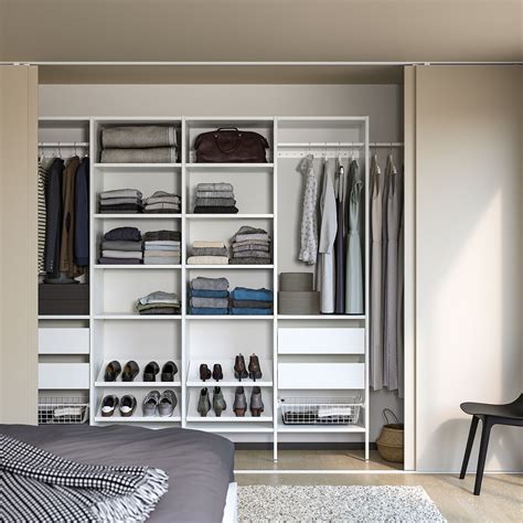 Keep clothing neatly organized with bedroom wardrobes and armoires in a variety of sizes, styles and interior organization options to fit your space and budget. AURDAL Wardrobe combination - white. (CA) - IKEA ...