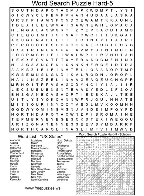 Word Search Printable Hard Hard To Extremely Hard Word Printable
