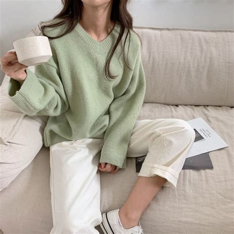 Your aesthetic green stock images are ready. r o s i e | Mint green outfits, Korean outfits, Green outfit