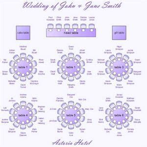 With options for table shape and size, entries for the bride and groom's table, and more, every guest and member of the wedding party will be counted. Wedding Seating Chart Template: Organizing Your Wedding ...