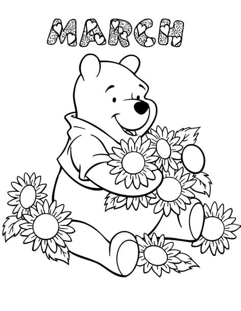 March Free Printable Coloring Page Download Print Or Color Online For Free