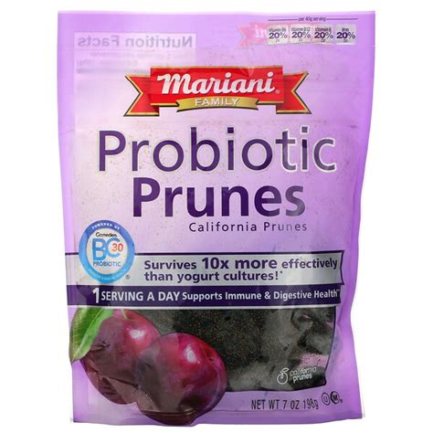Some of mariani's biggest growers and best fruit are located in the north state. Mariani Dried Fruit, Family, Probiotic Prunes, 7 oz (198 g) - iHerb