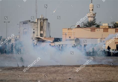Tear Gas Canisters Fired By Riot Editorial Stock Photo Stock Image