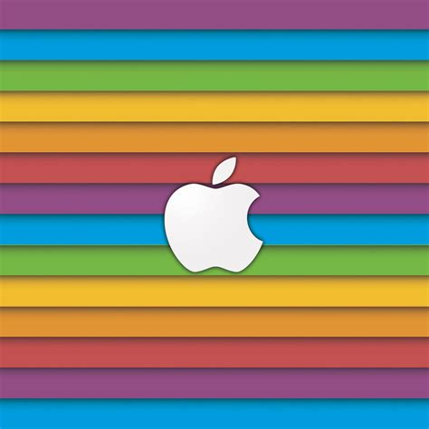 Rainbow Apple Ipad Air Wallpapers Free Download