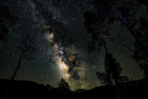 Hd Wallpaper Milky Way Cosmos Photo During Night Time Space Stars