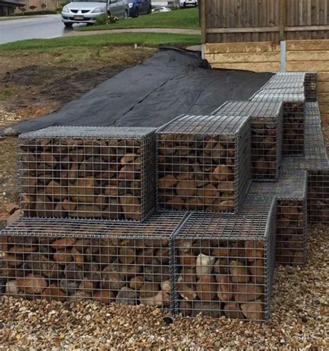 Welded Gabion Box Stone Cage For Concrete Retaining Wall Landscape