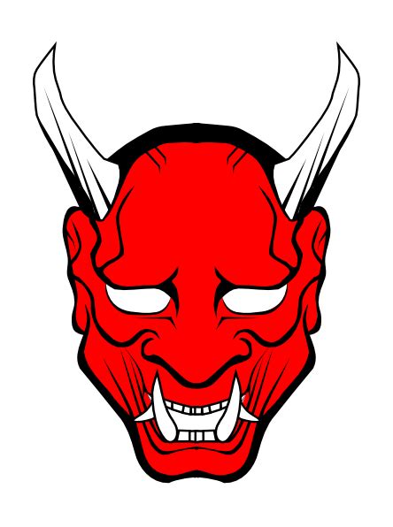 Red Devil Face Clip Art at Clker.com - vector clip art online, royalty ...