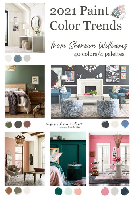 8 popular benjamin moore neutral paint colors. Paint Color Trends from Sherwin Williams 2021 | Postcards ...