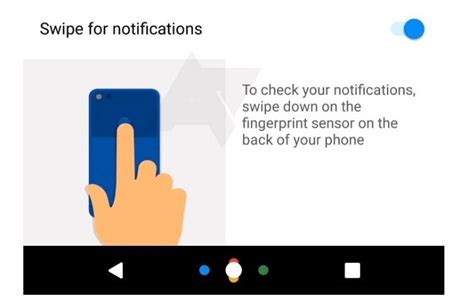 Swipe Down Fingerprint Scanner To Read Gesture Control Android Community