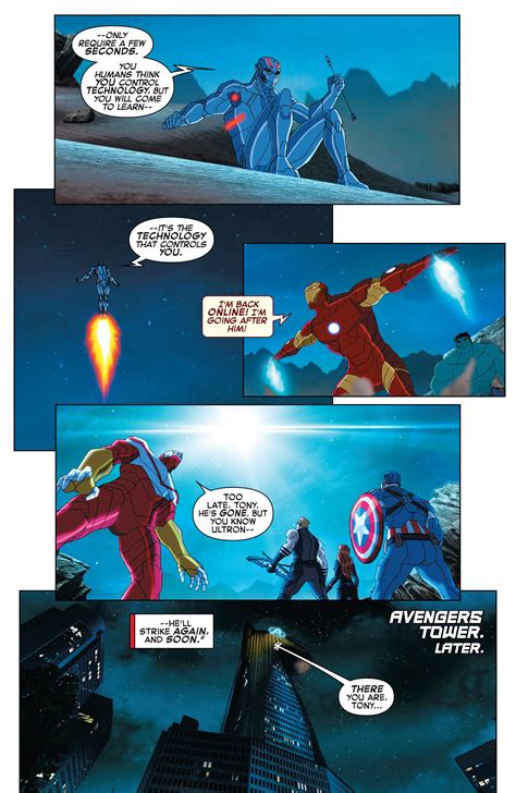 Read Online Marvel Universe Avengers Ultron Revolution Comic Issue 2