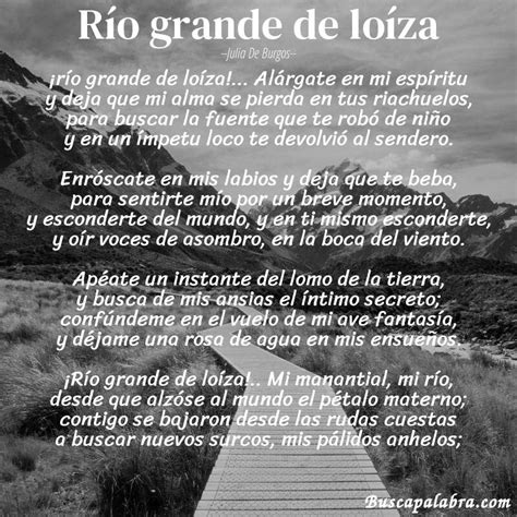 Poema Río Grande De Loíza De Julia De Burgos Análisis Del Poema
