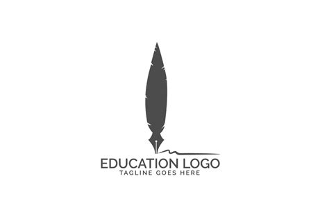 Quill Feather Pen Logo Design 155442 Logos Design Bundles