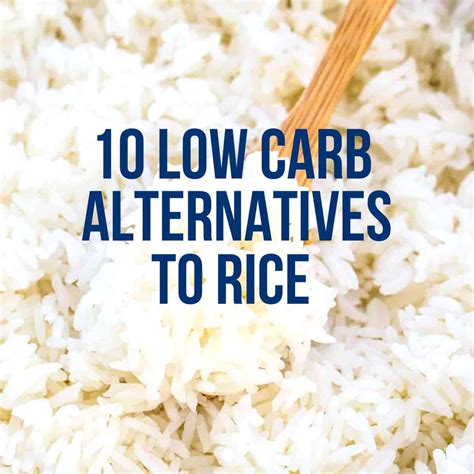 What Is A Low Carb Alternative To Rice Pure And Simple Nourishment