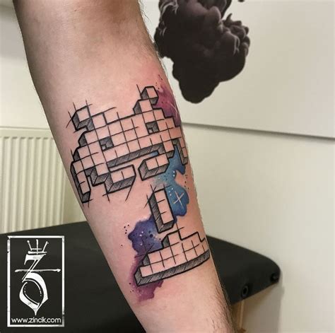 Space Invaders Tattoo Best Tattoo Ideas