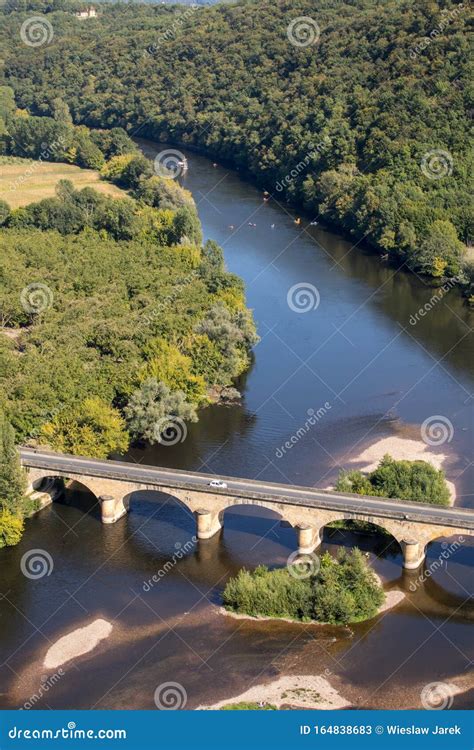 View Of The Valley Of The Dordogne River From Castelnaud Castle