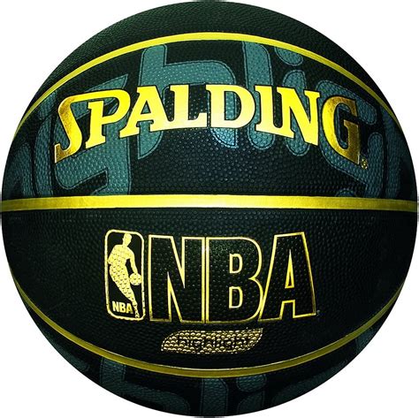 Spalding Nba Highlight Black Basketball Black Uk Sports