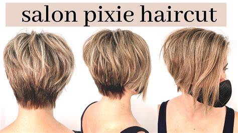 Salon Pixie Haircut Tutorial Short Pixie On Thick Fine Hair