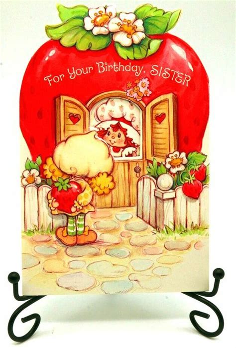 Strawberry Shortcake Birthday Cards Free Printable
