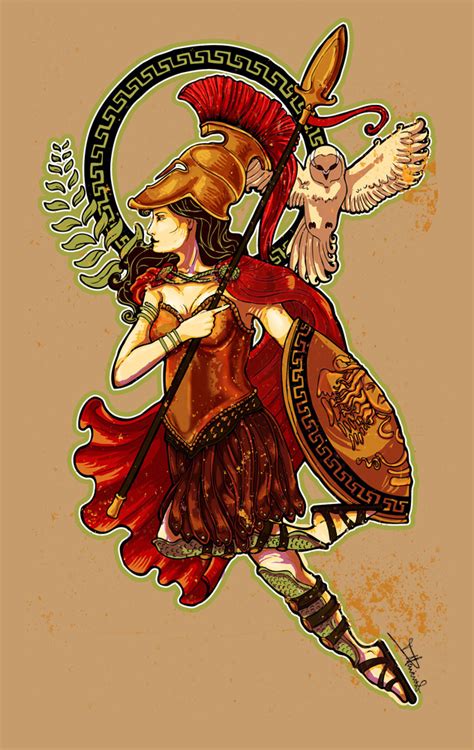 Athena By Dmillustration On Deviantart