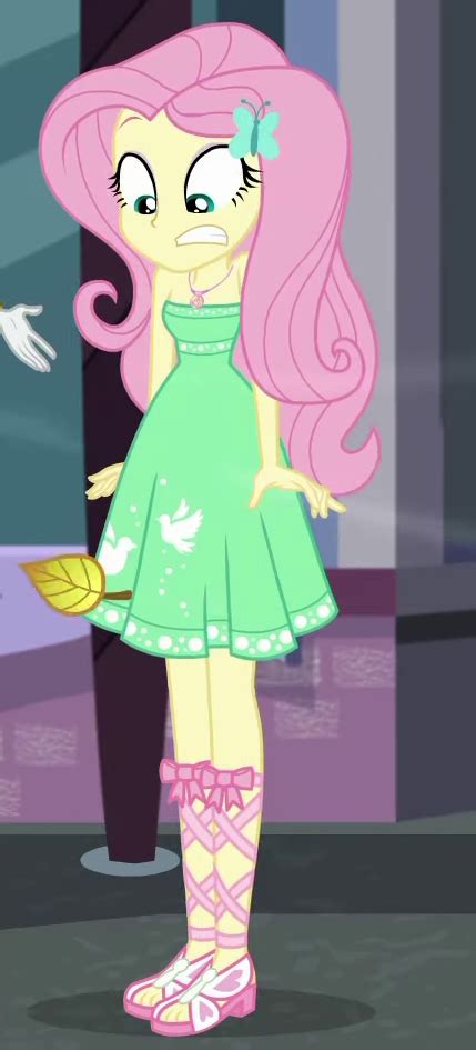Fluttershy human equestria girls special outfit. #1990509 - bare shoulders, clothes, equestria girls ...